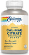 SOLARAY Calcium Magnesium Citrate with Vitamin D3 K2 - 30 Servings, Bone & Heart Health Support