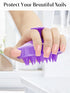 HEETA Scalp Massager Hair Growth, Soft Silicone Shampoo Brush for Exfoliation and Dandruff Removal