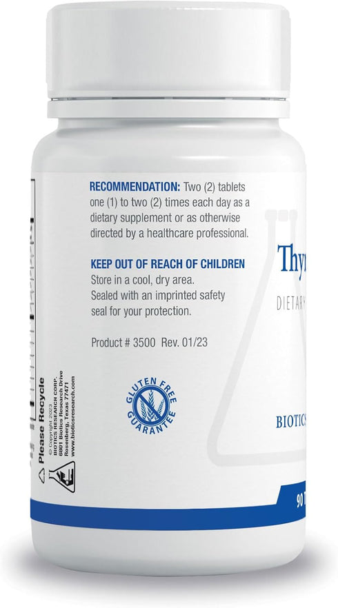 T3, T4, 90 BIOTICS RESEARCH Thyrostim Endocrine Support, Balance Thyroid Hormones, Aid Thyroid Gland, Boost Metabolism