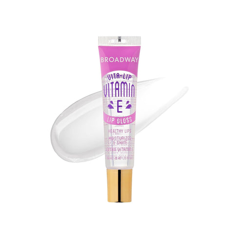Ruby Kisses Broadway Vita-Lip Clear Lip Gloss, Ultra-Hydrating Formula with Multi-Vitamin Oils, 6 Pack