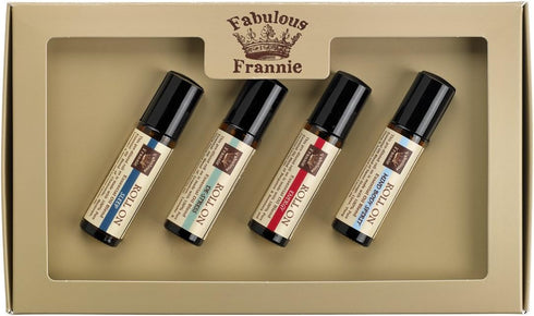 Fabulous Frannie Roll On Mind Body Soul Kit, All Natural Ingredients, 100% Pure Essential Oils