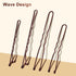 TsMADDTs 200PCS Bobby Pins, Brown U Shaped Hair Pins for Buns, with Storage Box, 2.4Inch and 2Inch