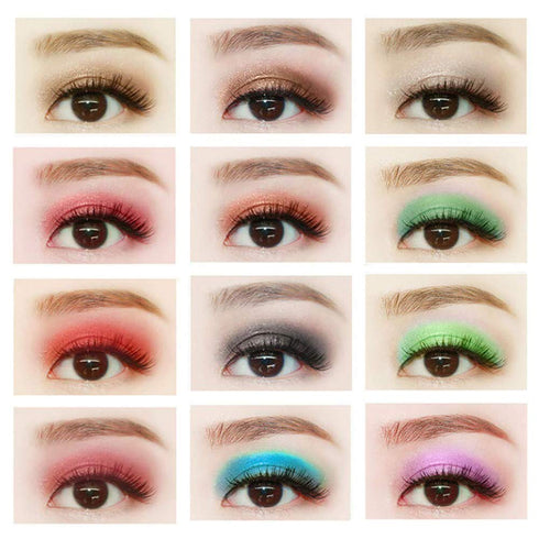 Eyeliner Pencils - 12 Colors Retractable Eye Makeup Liners, Easy Apply Colored Eyebrow Pencil, Waterproof Soft Crayon