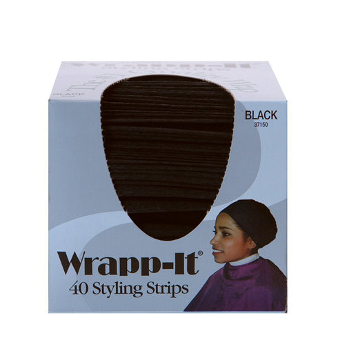 Wrapp-it Styling Strips for Natural Hair - 40 Strips by Graham Beauty