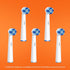 Bitvae Toothbrush Heads, R1 & R2 Round Replacement Heads, Compatible with Oral-B Braun Handles, 5 Count