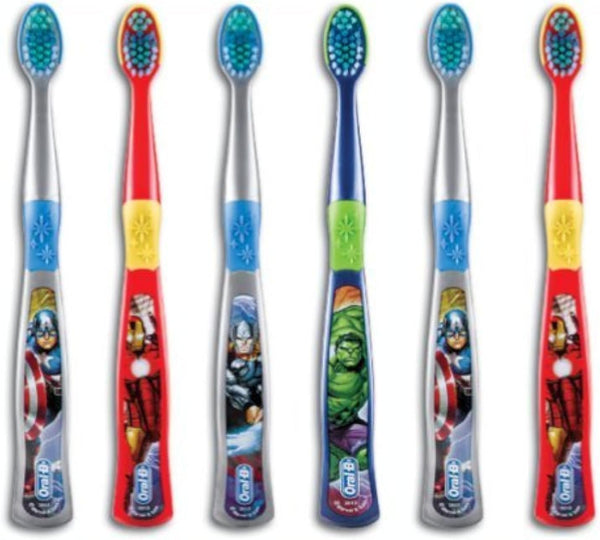 Oral-B Kids Spider Man Toothbrush for Children Ages 3+, Extra Soft, Pack of 6