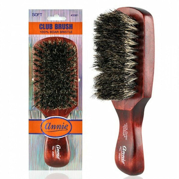 Soft Club 100% Pure Boar Bristle Wave Hair Brush, Durag Man