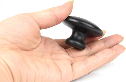 Set 2 Natural Bian Stone Massage Stones - of Mushroom-Shaped Hot Rocks