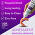 Dr. B Dental Solutions Adhesadent Moisturizing Denture Adhesive - Secure Denture Glue, Zinc-Free, 2.4 oz