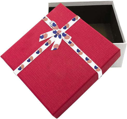 12 Rolls Patriotic 4th of July Ribbons, 3/8" Grosgrain Ribbons Red White Blue for Gift Wrapping, Labor Day Decoration