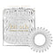 Kitsch Spiral Hair Ties for Women - Creaseless and Dent-Free Coil Hair Ties, No Damage, 4pcs (Clear/Transparent)