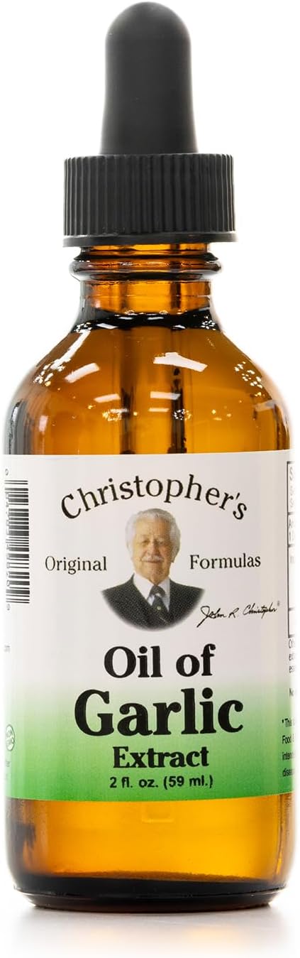 Christopher's Original Formulas Oil of Garlic Extract, 2 Ounces, Premium Herbal Supplement