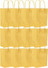 Gift Kraft Paper Bag by ysmile, 12 ct with Handle for Birthday Party Favor, 8.2x5.9x3.1 - Yellow