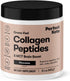 Perfect Keto Collagen Peptides Protein Powder with MCT Oil, Hydrolyzed Collagen, Gluten Free, Low Carb, Chocolate Flavor