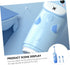 VICASKY Sonic Electric Toothbrush with Soft Bristles Non Slip Handle Cartoon Design for Oral Care Kit with Blue Brush