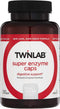 Twinlab Super Enzyme Caps - Digestive Enzymes for Constipation Relief, 50 Capsules