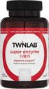 Twinlab Super Enzyme Caps - Digestive Enzymes for Constipation Relief, 50 Capsules