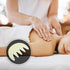 Natural Jade Scalp Massager Comb Large Tooth Hair Massage Tool Gua Sha Head Spa Equipment for Acupoint Therapy