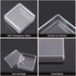 BENECREAT 15 Pack High Transparency Plastic Storage Containers, Mini Earplugs Storage Box for Beads and Small Jewelry