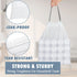 Small Trash Bags, 4 Gallon, 57 Count, Drawstring Liners, Pre-separated Unscented White Bathroom Trash Bags