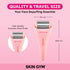 Skin Gym Ice Roller for Face - Anti Aging Ice Face Roller & Eye Roller for Eye Puffiness Relief, Travel Size Face Roller Skin Care & Face Ice Roller, Light Facial Ice Roller & Face Depuffer