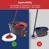 1 Pack Scrub Brush Mop Replacement Head - Compatible with O Cedar 1 Tank System, 360 Degree Cleaning Mop Head