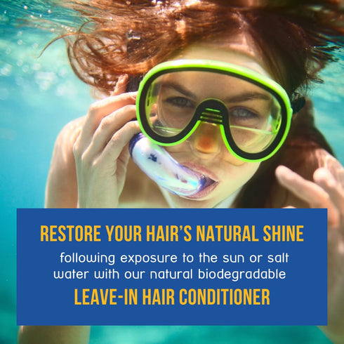 Leave-In Hair Conditioner by Stream2Sea, Natural Reef Safe Formula, Detangles & Replenishes Moisture, Sulfate & Paraben