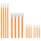 Wellgler's Foam Cleaning Swabs, Multi-Purpose Cleanroom Foam Tip Cleaning Swab Kit (Orange, 100 Count)