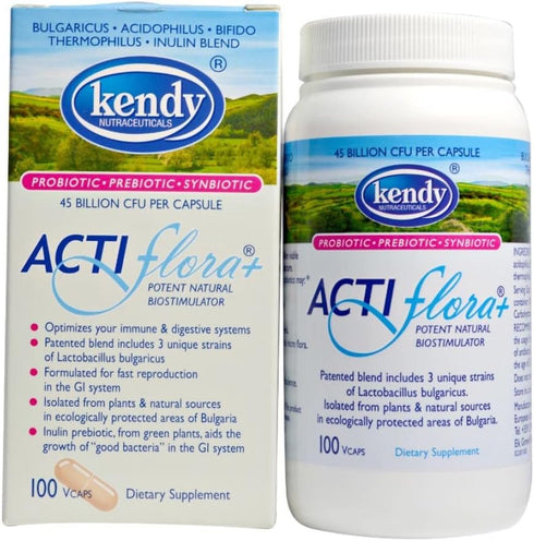 Kendy USA Actiflora+, Potent Natural Biostimulator, 100 Veggie Caps