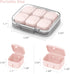 SOFISO 4/6 10 Grid Free Assembly Travel Medicine Organizer Day Pill Organizer Portable Pill Box Waterproof Pill Case