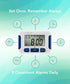 Pill Reminder with 8 Alarms per Day, Medication Tracker, Pill Timer, Essential Gadget for Parkinson's Patients