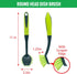 Pine-Sol Set 2 Scrub Brush - Long Handle Cleaning Brushes with Heavy Duty Bristles and Comfort Grip - Scrubbers