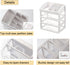 Makeup Organizer with 3 Drawers, Plastic Storage for Vanity, Large Capacity Cosmetic Display Cases for Skin Care