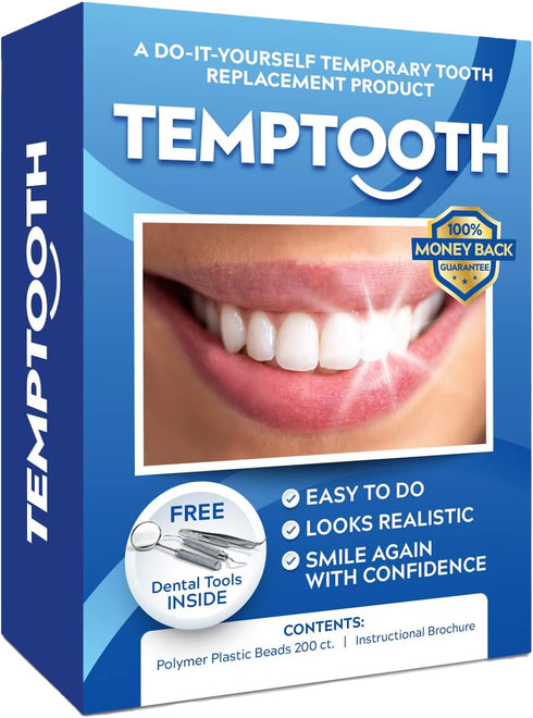 Temptooth #1 Seller, Trusted Patented Temporary Tooth Replacement Product