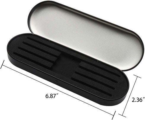 Professional Tweezers Storage Case: Activated Sealed Box for Eyelash Extension Tools, 1 PCS, Black