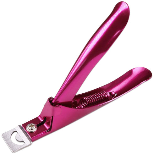 PANA USA Professional Stainless Steel Acrylic Nail Tips Clipper Cutter for False Nails/Fake Nails, Nail Trimmers for