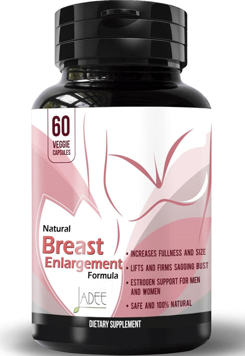 Herbal Remedy Breast Enhancement Pills and Estrogen Supplement for Women, Men & Trans Breast