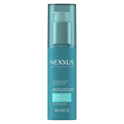 NEXXUS Ultralight Smooth Hair Serum, 4 fl oz, Weightless Smooth Treatment for Dry & Frizzy Hair, Blocks Frizz