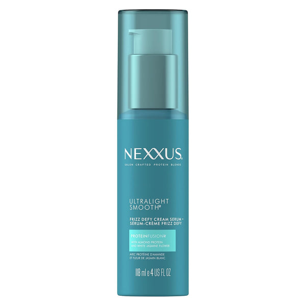 NEXXUS Ultralight Smooth Hair Serum, 4 fl oz, Weightless Smooth Treatment for Dry & Frizzy Hair, Blocks Frizz