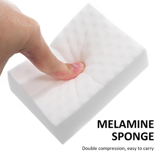 GLEAVI 12 Pcs Melamine Sponges, Kitchen Sponges, Dish Scrubber Cleaning Accessories