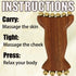Shoulders,1 OULIGET Wooden Trigger Point Massage,Wooden Metal Ball Massage Tool,Sandalwood Metal Ball Face