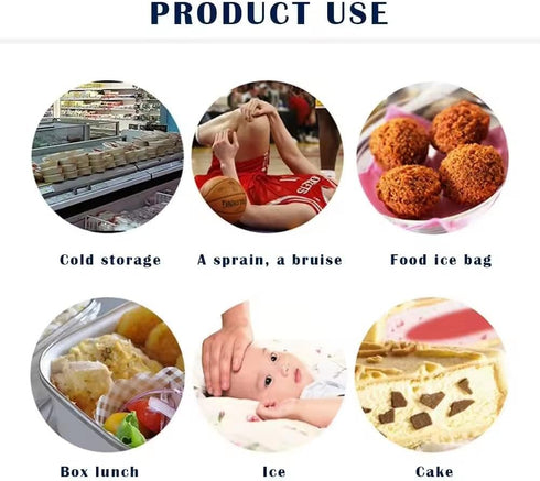 Reusable Gel Ice Pack for Sleeping, Injuries, Chill Pillow Cooling Pad for Headaches, Migraines, Perfect for Children,