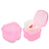 Dental Orthodontic Retainer Container Cleaning Case, Mouthguard Storage Soaking Case, Pink