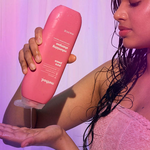 Method Volumizing Shampoo, Pure Peace with Rose, Peony & Pink Sea Salt, 14 oz (Pack of 1)