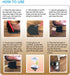 Unikstep 2 Pairs Shoe Heel Pads - Anti Slip Cushion and Protector, Replacement Kit with Nails