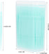 EXCEART 200pcs Double-head Toothpicks, Soft Plastic Oral Care Interdental Floss Cleaners for Braces & Hygiene