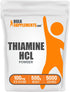 BulkSupplements.com Thiamine HCl Powder, 100mg per Serving, Gluten Free, 500g (1.1 lbs)