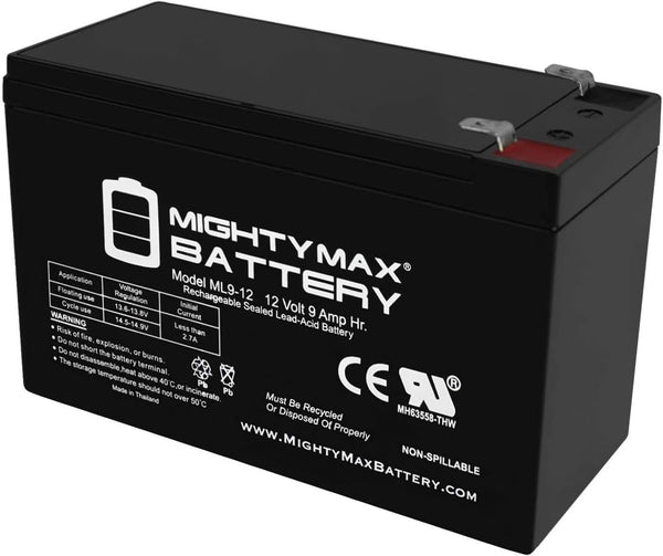 Mighty Max Battery 12V 9Ah SLA Replacement Battery for CyberPower AVR 800VA UPS