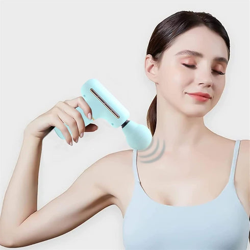 LIPPSY 4 Massage Gun, Muscle Massage Gun Deep Tissue Massager, Handheld Deep Tissue Muscle Massager with Adjustable