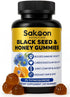 Sakoon Nutrition Black Seed Oil Gummies with Honey, 2%+ THYMOQUINONE, Super Antioxidant for Immune Support, 60 Gummies